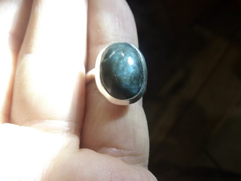 Bague Obsidienne mentogochol rare ref 8875