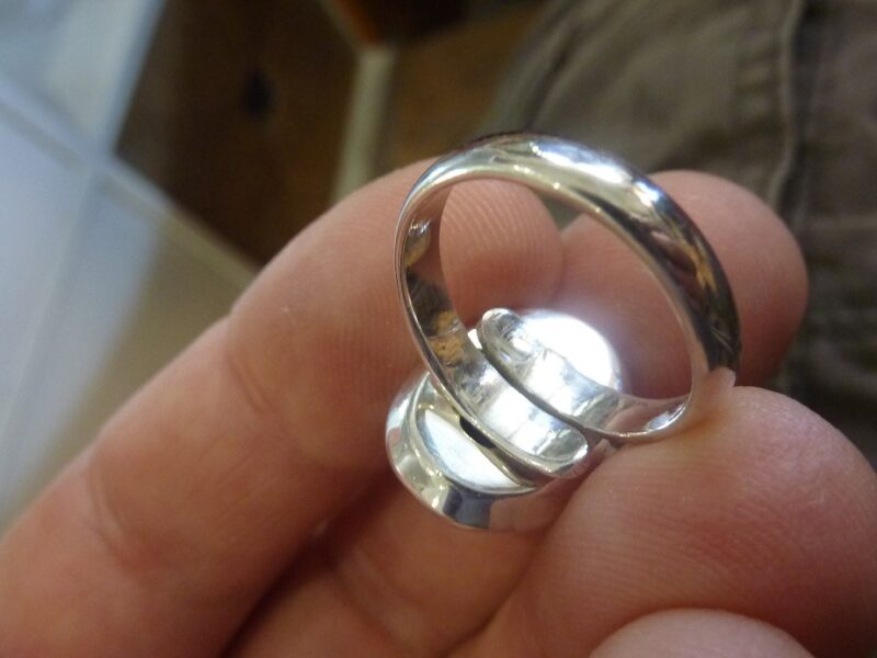 Bague Obsidienne mentogochol rare ref 8875