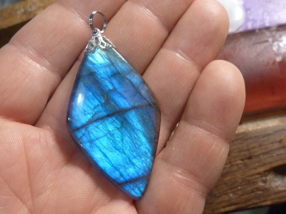 Pendentif Labradorite réf 0211