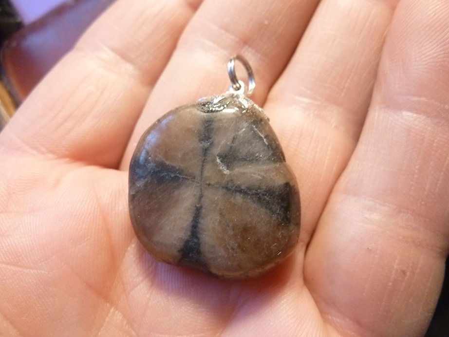 Pendentif Chiastolite-Andalousite ref 1125