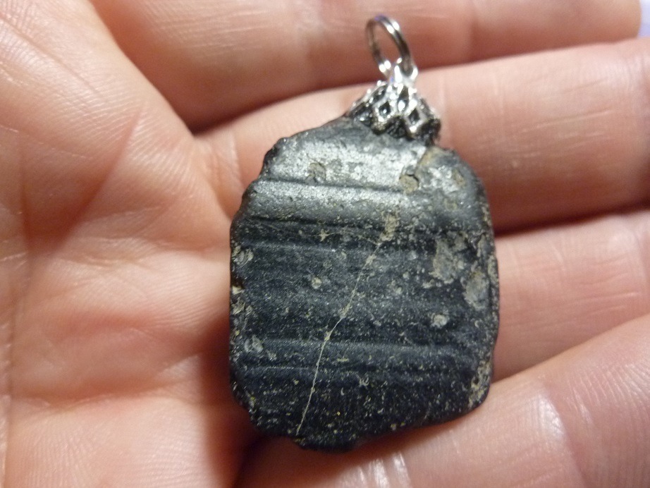 Pendentif Spinelle noir 19,4 gr ultra rare ref 9833
