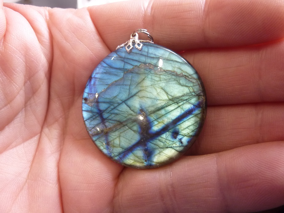 Pendentif Labradorite réf 3833