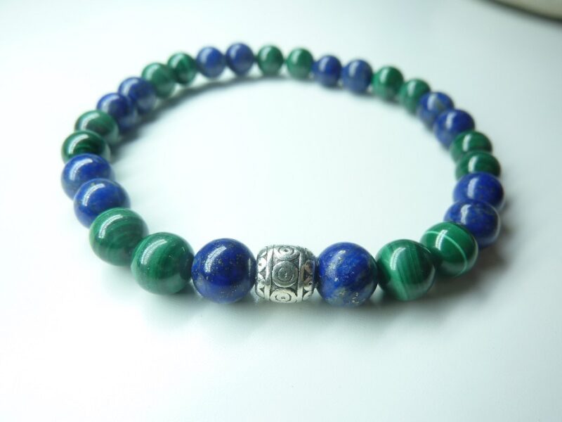 Bracelet Lapis lazuli-Malachite