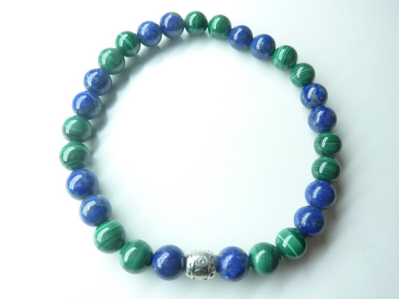 Bracelet Lapis lazuli-Malachite