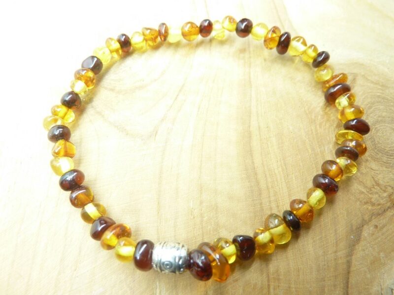 Bracelet Ambre Multicolore véritable Baltique