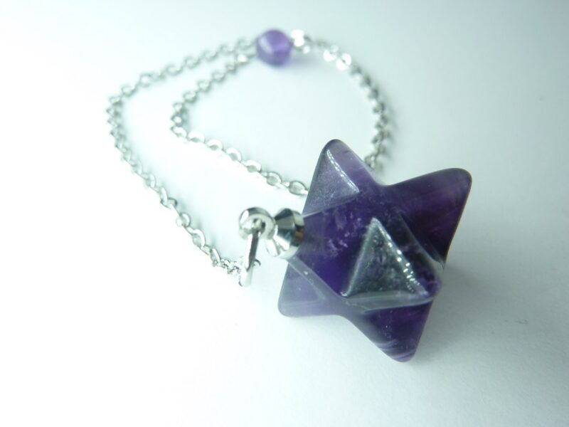 Pendule Merkaba – Améthyste Radiesthésie