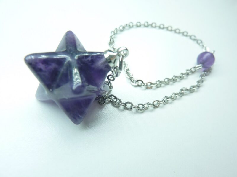 Pendule Merkaba – Améthyste Radiesthésie