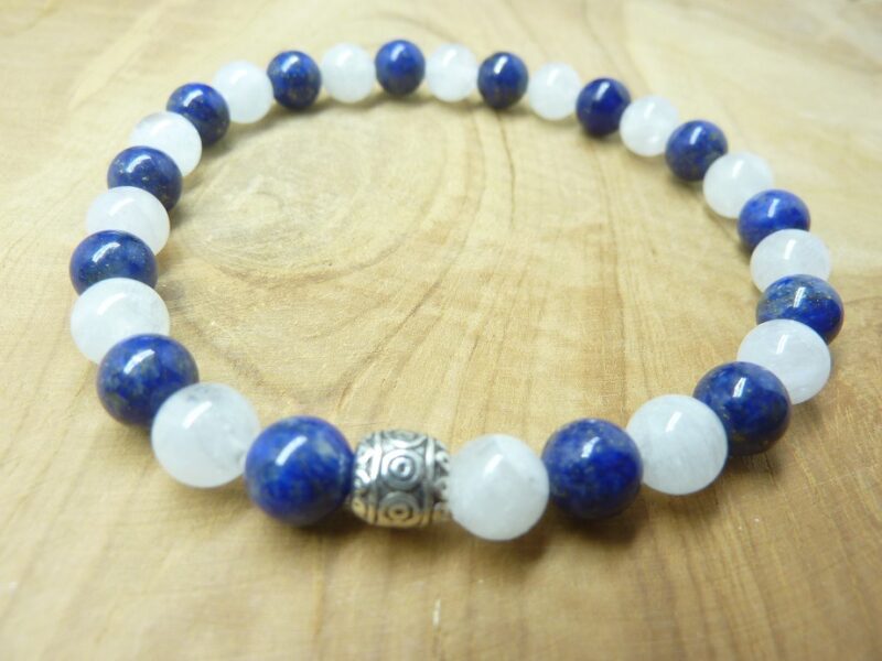 Bracelet Pierre de lune - Lapis lazuli