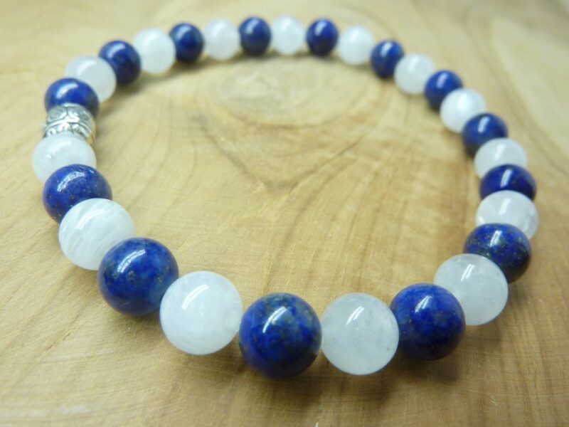 Bracelet Pierre de lune - Lapis lazuli