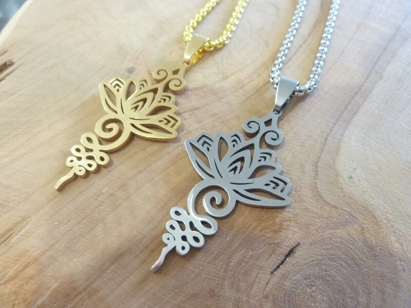 Pendentif Lotus Unalome