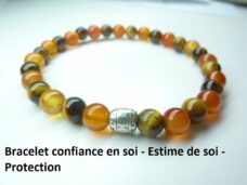 Bracelet Oeil de tigre - Cornaline