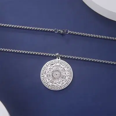 Collier pendentif Sceau des 7 Archanges Argent