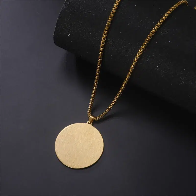 Collier pendentif Sceau des 7 Archanges Or