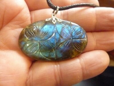 Collier pendentif Labradorite ref 7242