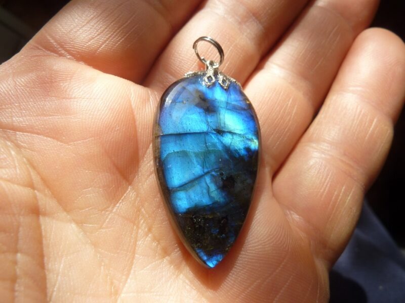 Collier pendentif Labradorite ref 0624