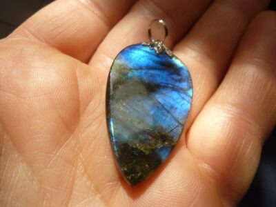 Collier pendentif Labradorite ref 0624