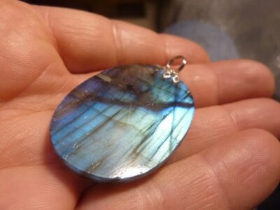 Collier pendentif Labradorite ref 067