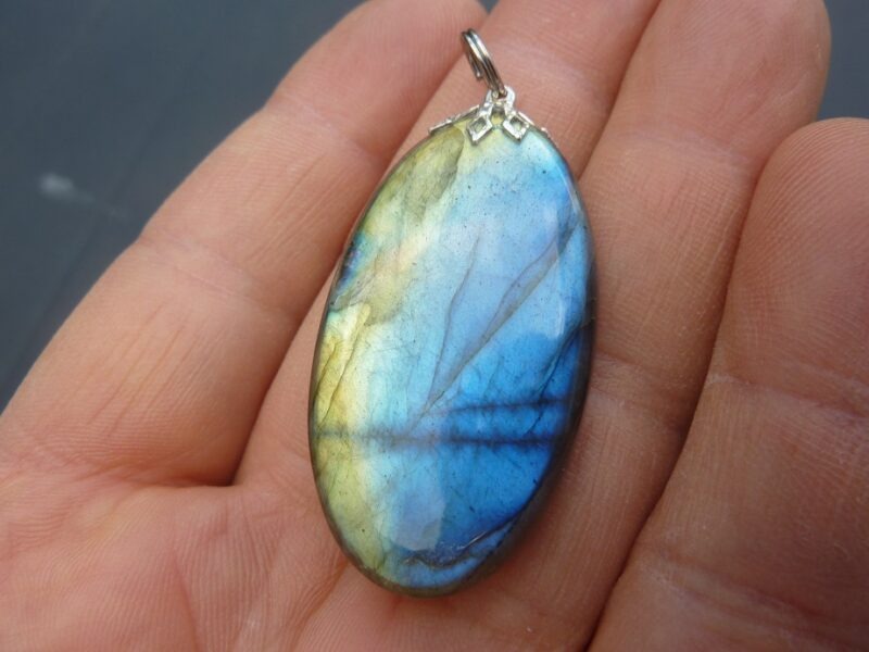 Collier pendentif Labradorite ref 1407