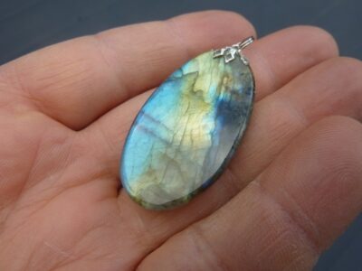 Collier pendentif Labradorite ref 1407