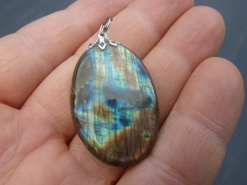 Collier pendentif Labradorite ref 140