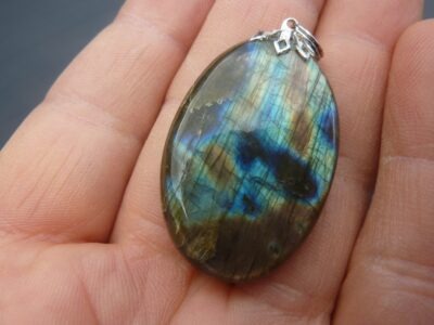 Collier pendentif Labradorite ref 140