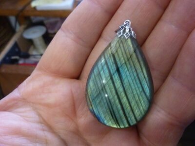 Collier pendentif Labradorite ref 2699