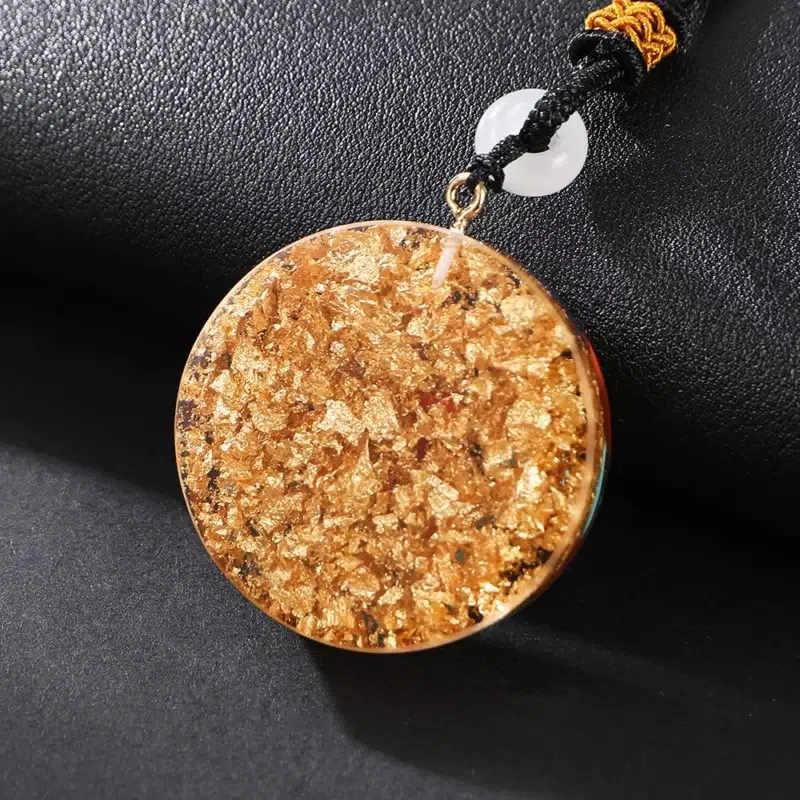 Collier pendentif énergie orgone Métatron