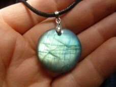 Collier pendentif Labradorite argent 925 ref 3743