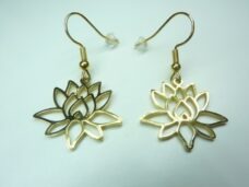 Boucles d’oreilles fleur de Lotus ref Or 02