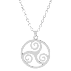 Collier pendentif Triskel ref Argent 02