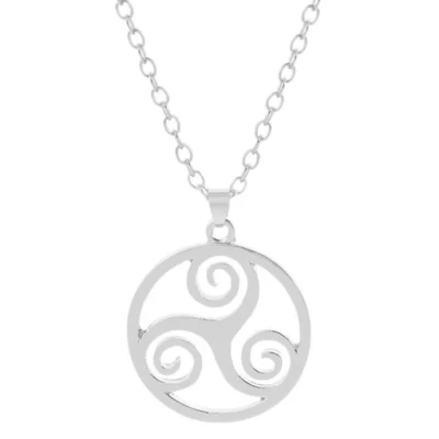 Collier pendentif Triskel ref Argent 02