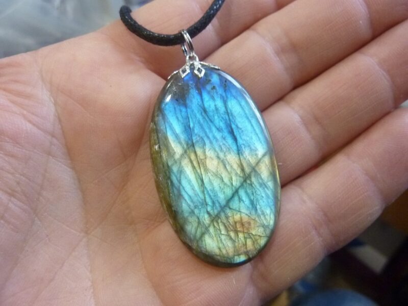 Collier pendentif Labradorite ref 1128