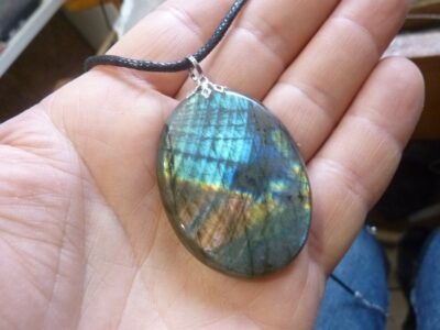 Collier pendentif Labradorite ref 0611