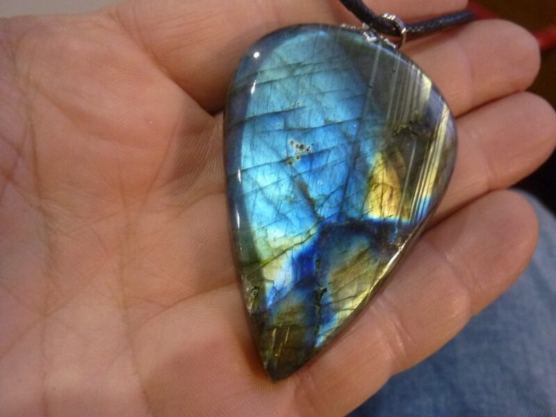Collier pendentif Labradorite ref 161