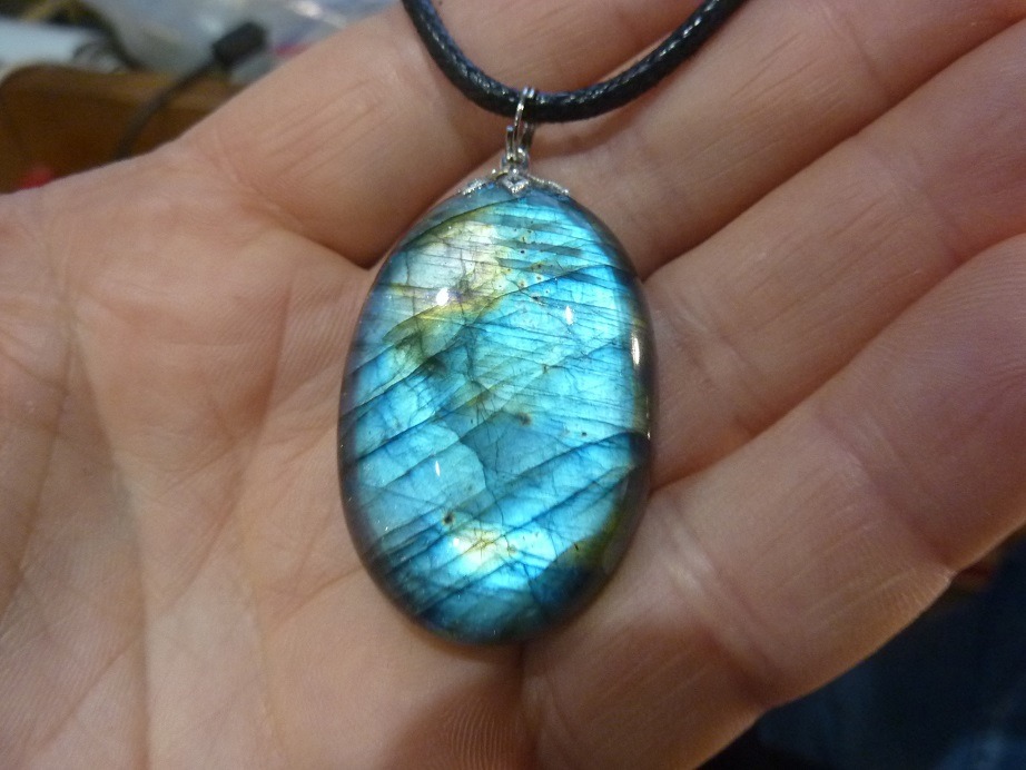 Collier pendentif Labradorite ref 1511