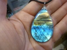 Collier pendentif Labradorite ref 333