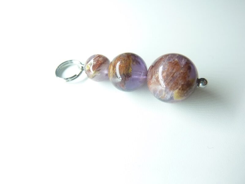 Collier pendentif Auralite 23 6-8-10mm