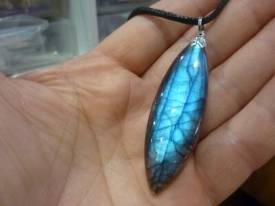 Collier pendentif Labradorite ref 789