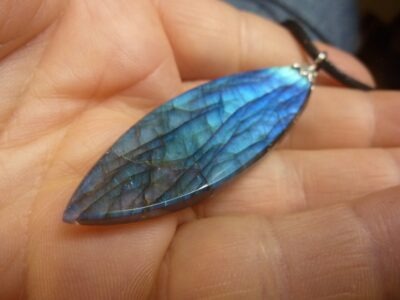 Collier pendentif Labradorite ref 789