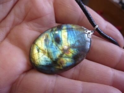 Collier pendentif Labradorite ref 258