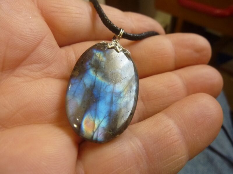 Collier pendentif Labradorite ref 369