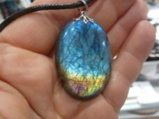 Collier pendentif Labradorite ref 414