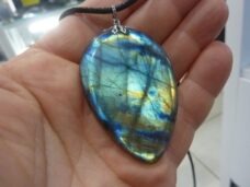 Collier pendentif Labradorite ref 456