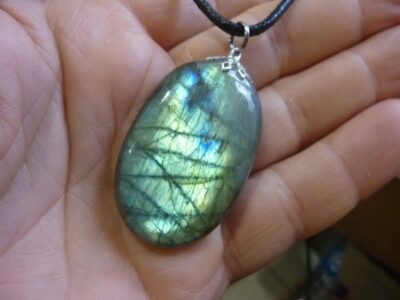 Collier pendentif Labradorite ref 748