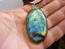 Collier pendentif Labradorite ref 751 spécial thérapeute