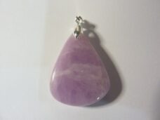 Pendentif Kunzite monture argent 925 ref 621