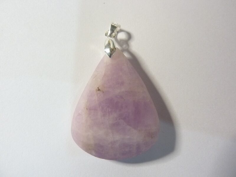 Pendentif Kunzite monture argent 925 ref 621