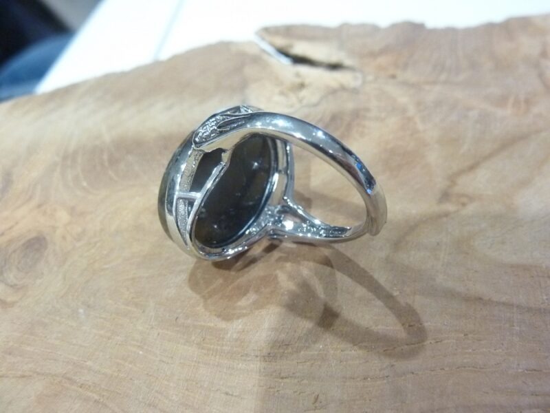 Bague réglable Labradorite argent 925 GG 7812