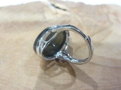 Bague réglable Labradorite argent 925 GG 9925