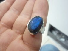 Bague Labradorite taille 55 argent 925 GG 2629